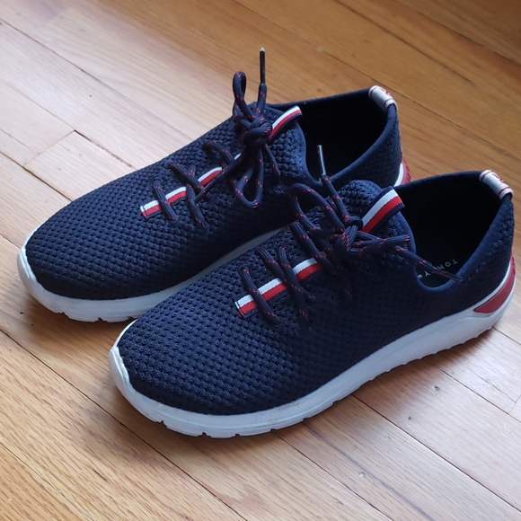 Tommy Hilfiger | Shoes | Tommy Hilfiger Noelen Navy Knit Sneakers | Poshmark